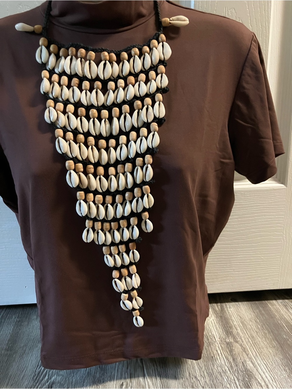 African Cowrie Shell Necklace